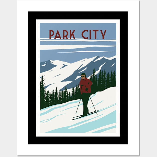 Park city ski destination Wall Art by NeedsFulfilled